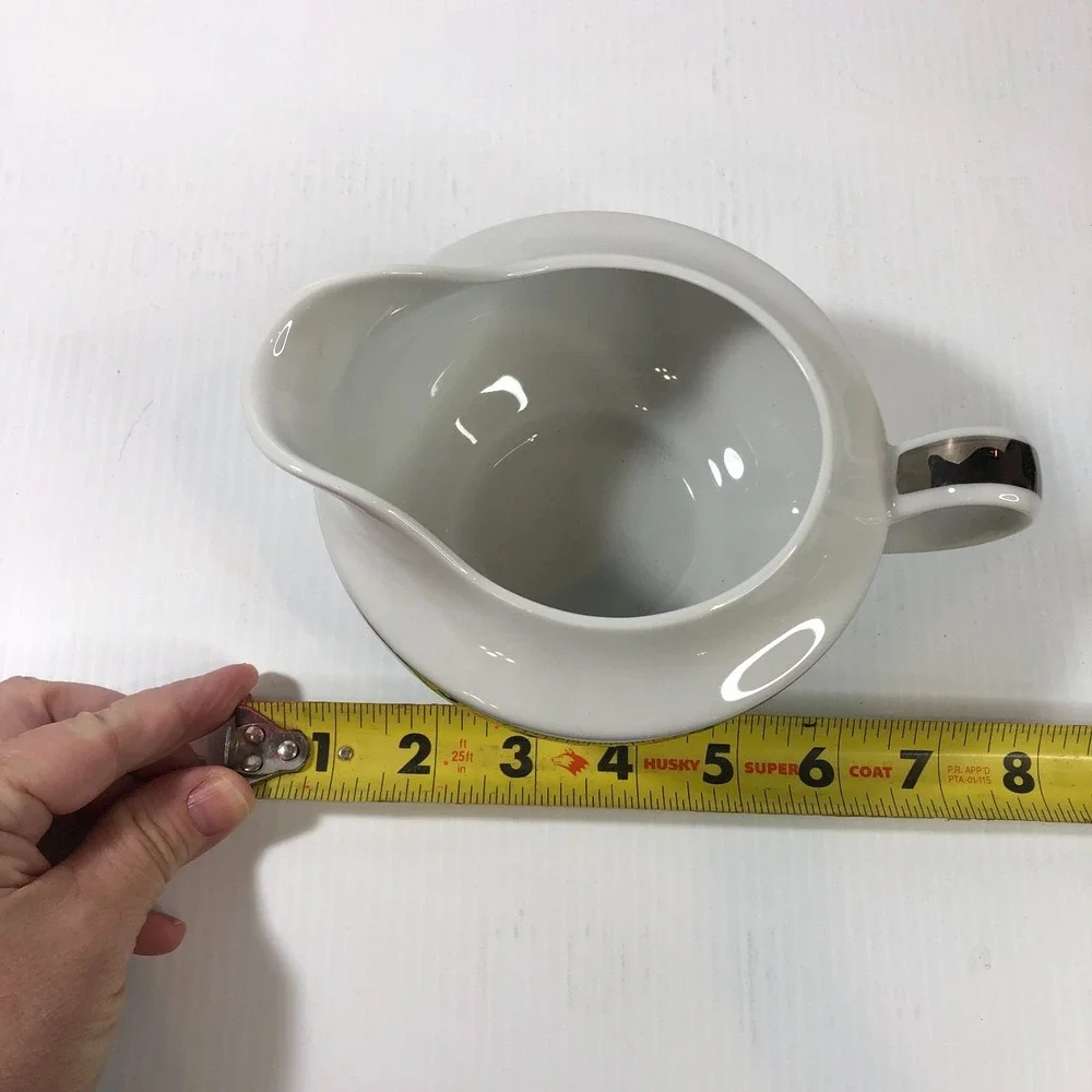 Vtg Ralph Lauren Academy Platinum Gravy Boat Creamer Replacement Designer Preppy